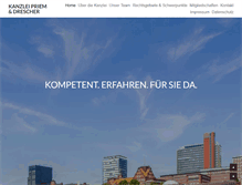 Tablet Screenshot of priem-drescher.de